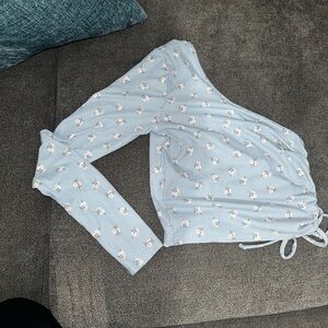 Windsor Light Blue Floral Top